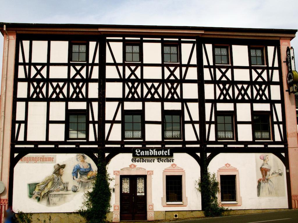 Landhotel Goldener Becher Limabach - Oberfrohna エクステリア 写真